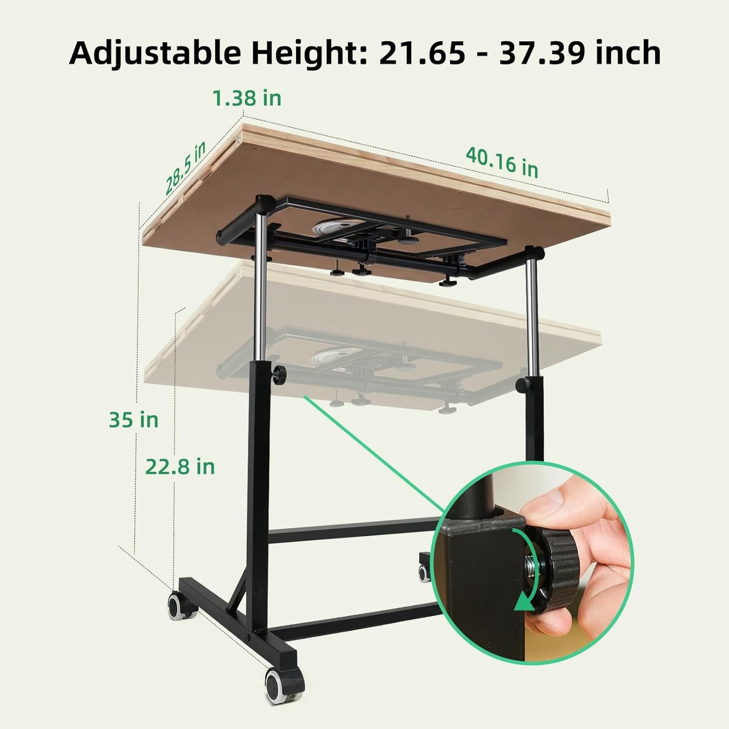 ALL4JIG Basic Rotating Jigsaw Puzzle Table