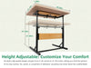 ALL4JIG 1500\2000 Piece Jigsaw Puzzle Table with Legs,Wooden Jigsaw Puzzle Table with 4 Drawers & Cover,360°Rotating for Easy Access,Adjustable Angle & Height Adjustment