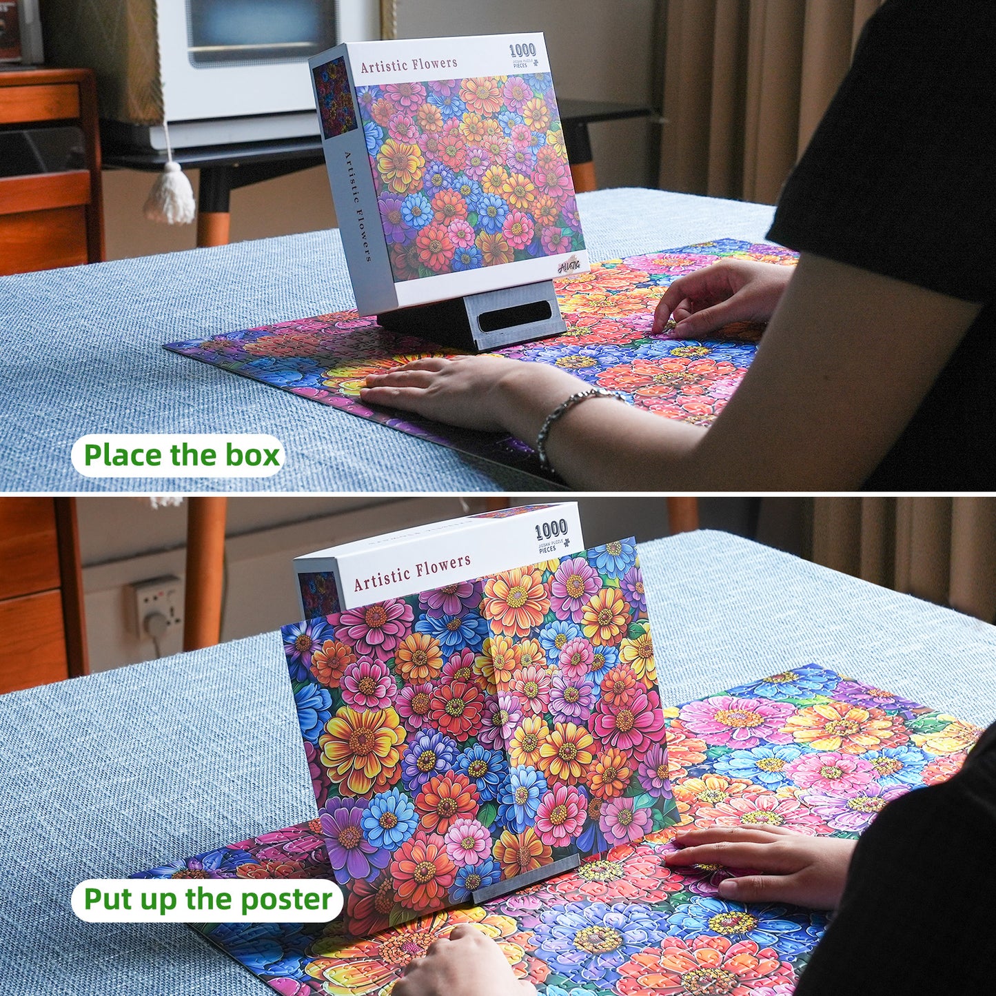 ALL4JIG Jigsaw Puzzle Box Stand