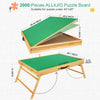ALL4JIG 2000PCS Portable Puzzle Table with Legs, Adjustable Jigsaw Wooden Puzzle Board with 4 Drawers & Cover Birthday Gift for mom, 3-Tilting-Angle Jigsaw Puzzle Table for Adults