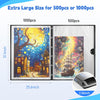 ALL4JIG Extra Large Puzzle Storage Folder Keeper for Jigsaw Enthusiasts - Space-Saving Organizer, Holds 20 Puzzles, 31.1x25.59x2.56 inches, HD Film Pockets Birthday Gifts for Mom & Grandma