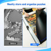 ALL4JIG Extra Large Puzzle Storage Folder Keeper for Jigsaw Enthusiasts - Space-Saving Organizer, Holds 20 Puzzles, 31.1x25.59x2.56 inches, HD Film Pockets Birthday Gifts for Mom & Grandma