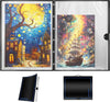 ALL4JIG Extra Large Puzzle Storage Folder Keeper for Jigsaw Enthusiasts - Space-Saving Organizer, Holds 20 Puzzles, 31.1x25.59x2.56 inches, HD Film Pockets Birthday Gifts for Mom & Grandma