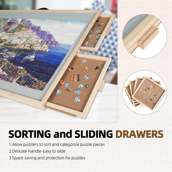 ALL4JIG 2-in-1 Tilting & Rotating Puzzle Board (1500)
