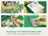 ALL4JIG 1500\2000 Piece Jigsaw Puzzle Table with Legs,Wooden Jigsaw Puzzle Table with 4 Drawers & Cover,360°Rotating for Easy Access,Adjustable Angle & Height Adjustment