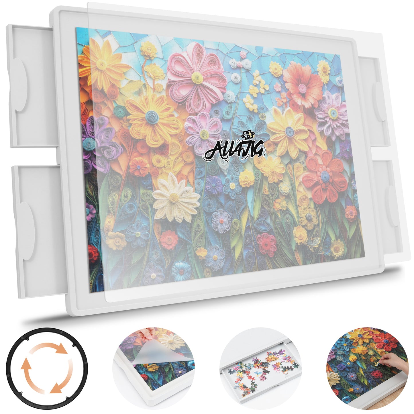 ALL4JIG Plastic Jigsaw Puzzle Board