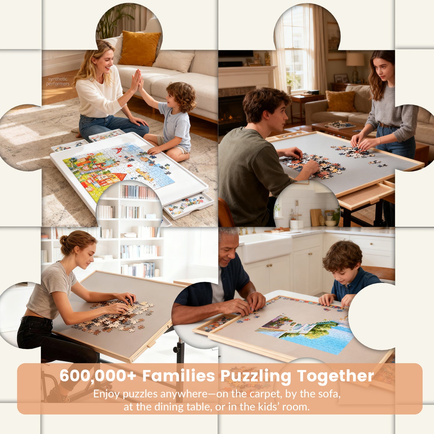ALL4JIG Plastic Jigsaw Puzzle Board