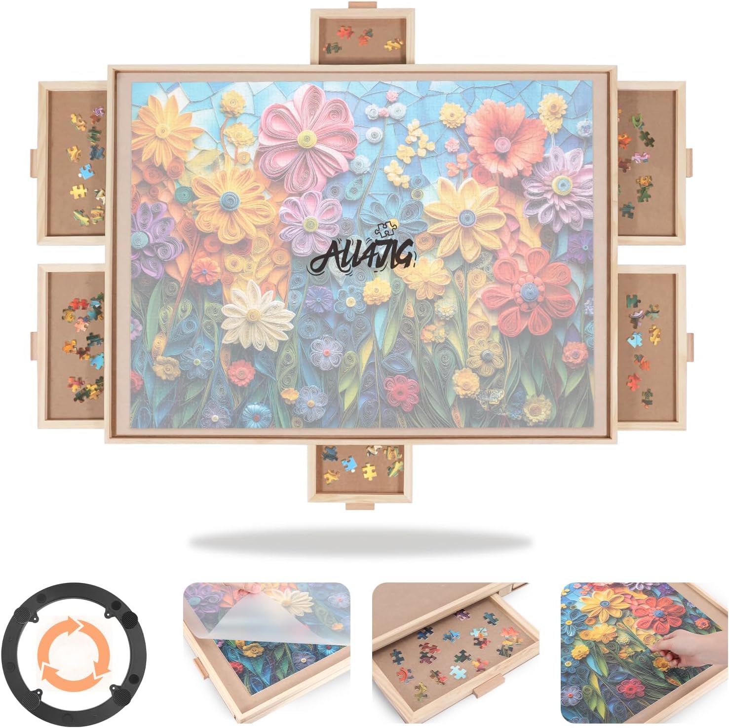 ALL4JIG Rotating Jigsaw Puzzle Board – All4JIG - Jigsaw Puzzle