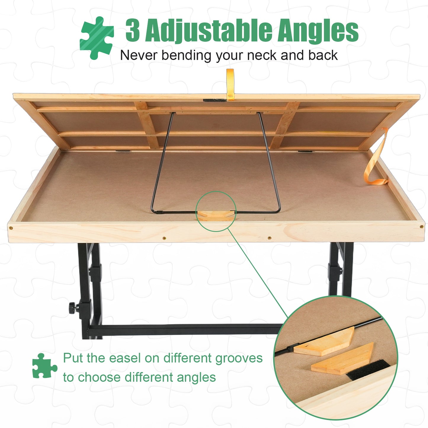 ALL4JIG Double-Layer Mobile Jigsaw Puzzle Table