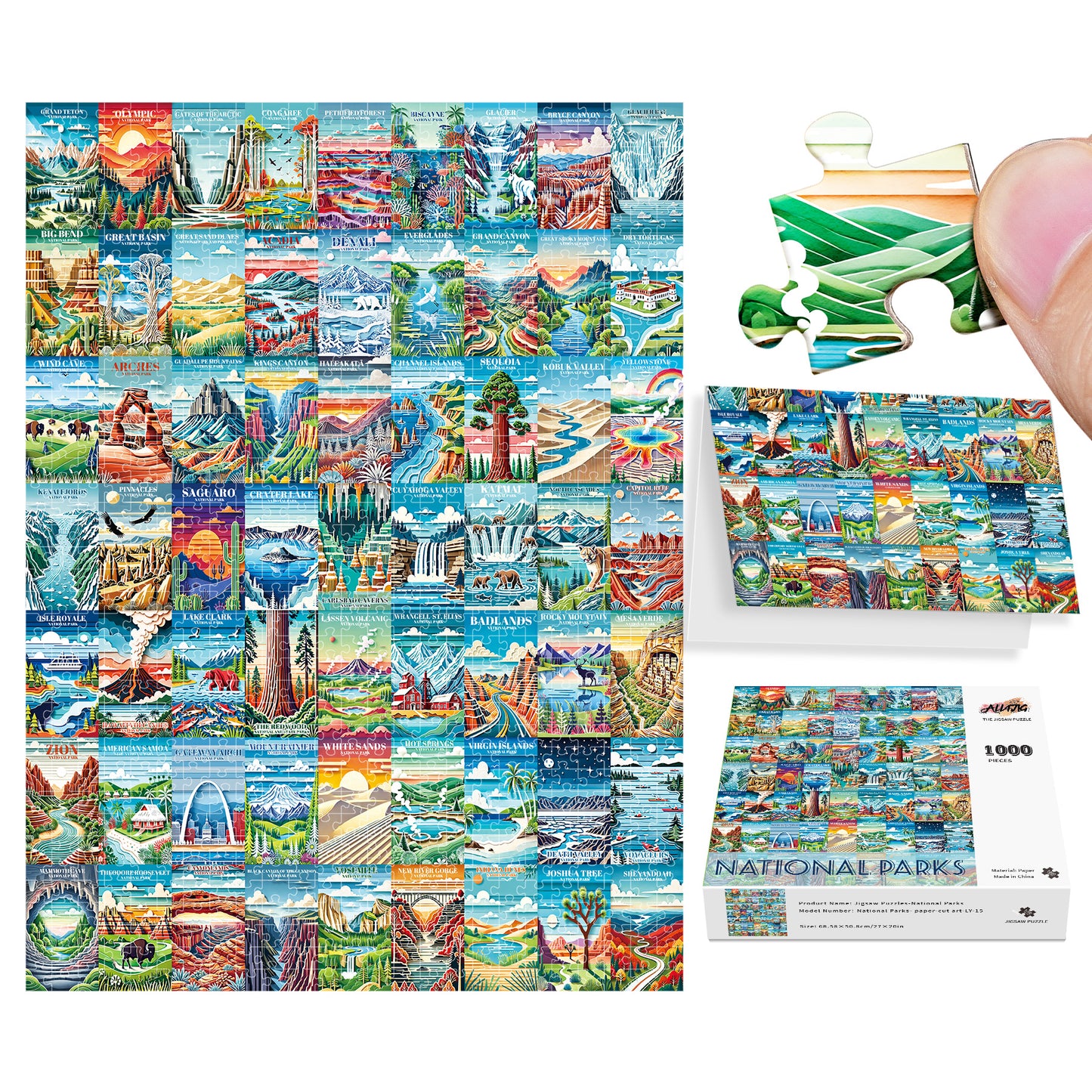 ALL4JIG 1000-Piece Jigsaw Puzzle