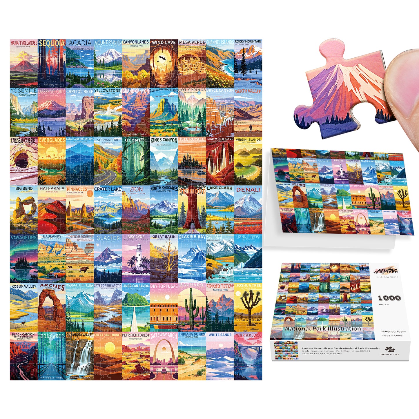 ALL4JIG 1000-Piece Jigsaw Puzzle