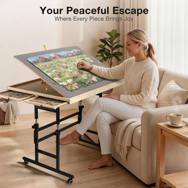 ALL4JIG Double-Layer Mobile Jigsaw Puzzle Table