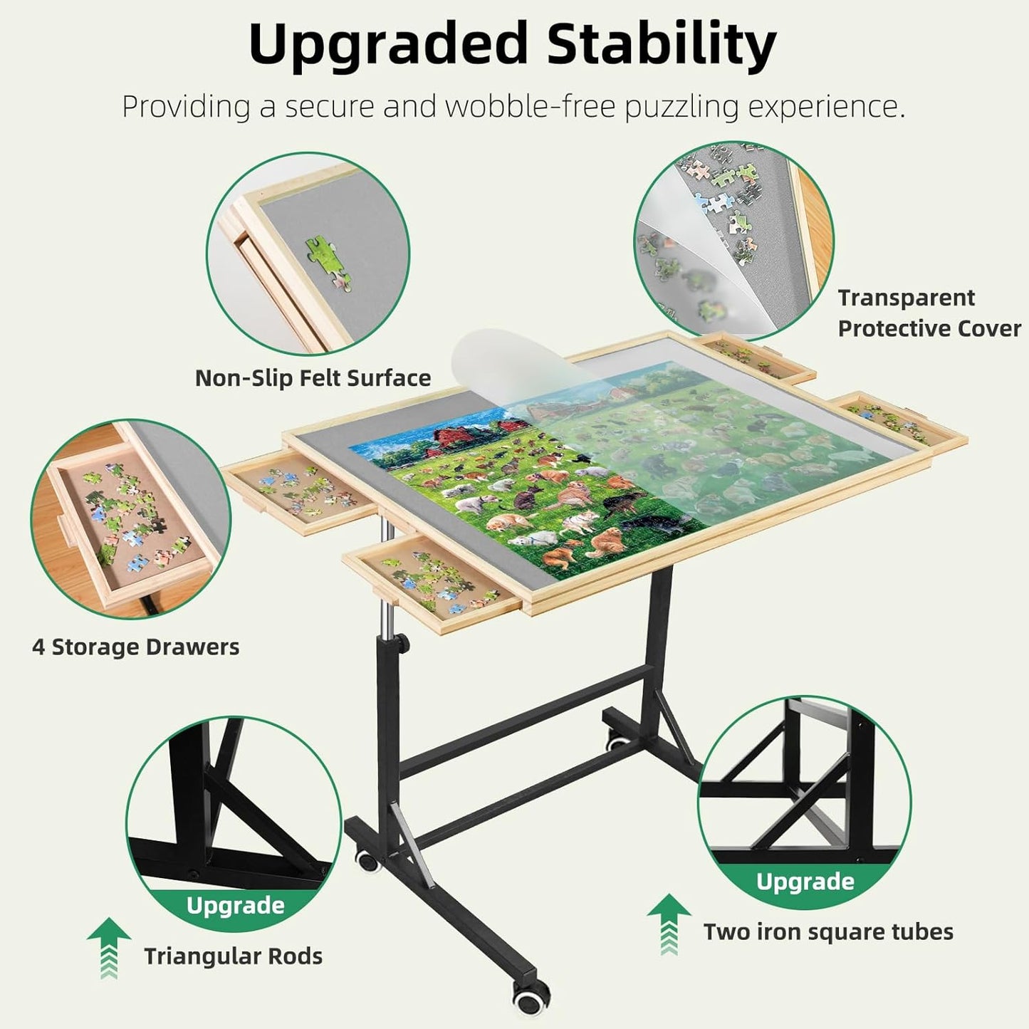 ALL4JIG Basic Rotating Jigsaw Puzzle Table