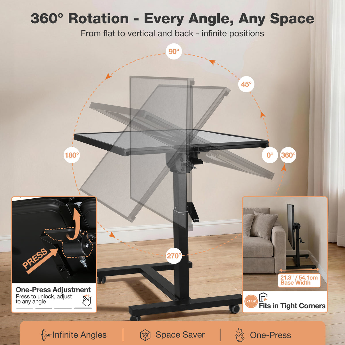 1500 Piece Adjustable Tilting Puzzle Table
