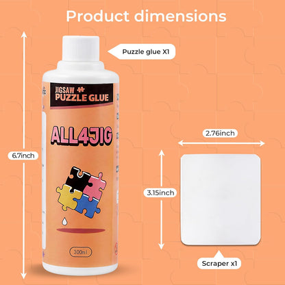 ALL4JIG Large Capacity Jigsaw Puzzle Glue