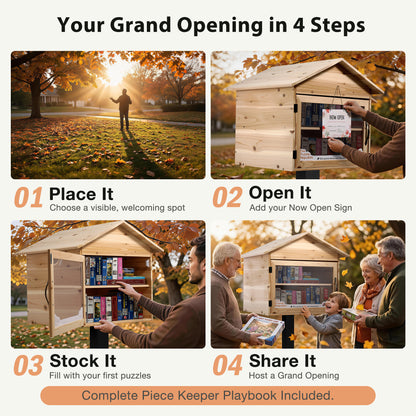 All4jig x The Puzzle Republic Puzzle Library Whole Set