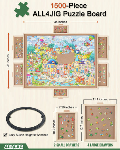 ALL4JIG Rotating Jigsaw Puzzle Board