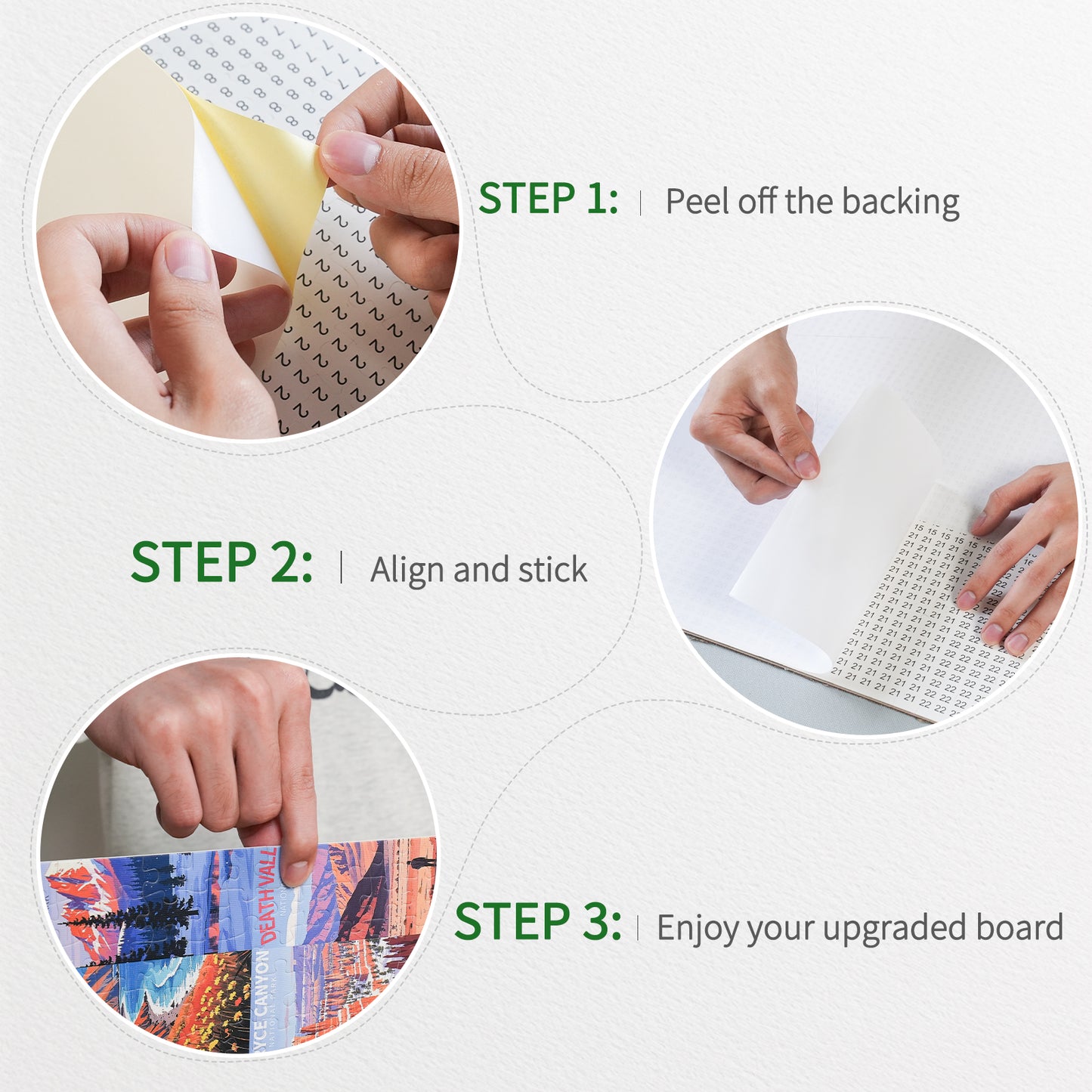 ALL4JIG Jigsaw Puzzle Adhesive Sheets