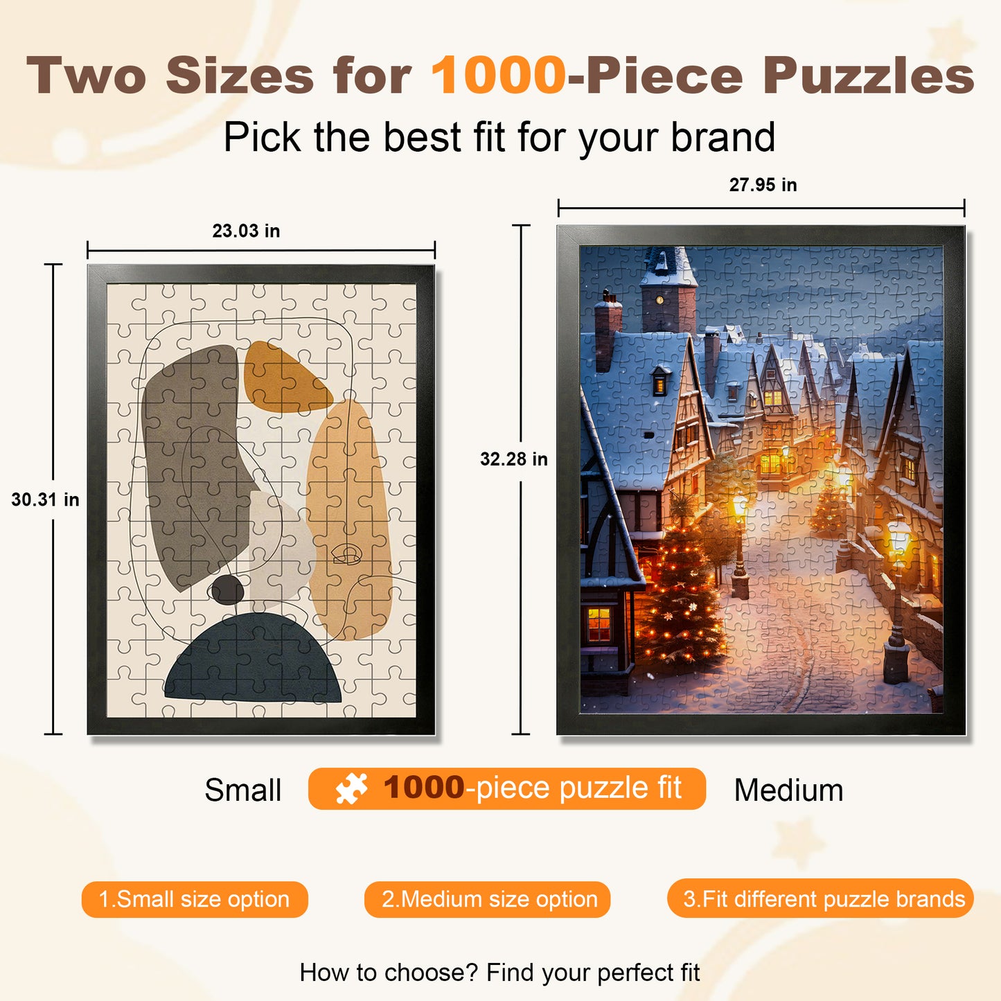 ALL4JIG Premium Puzzle Frame for 1000 Piece Puzzles