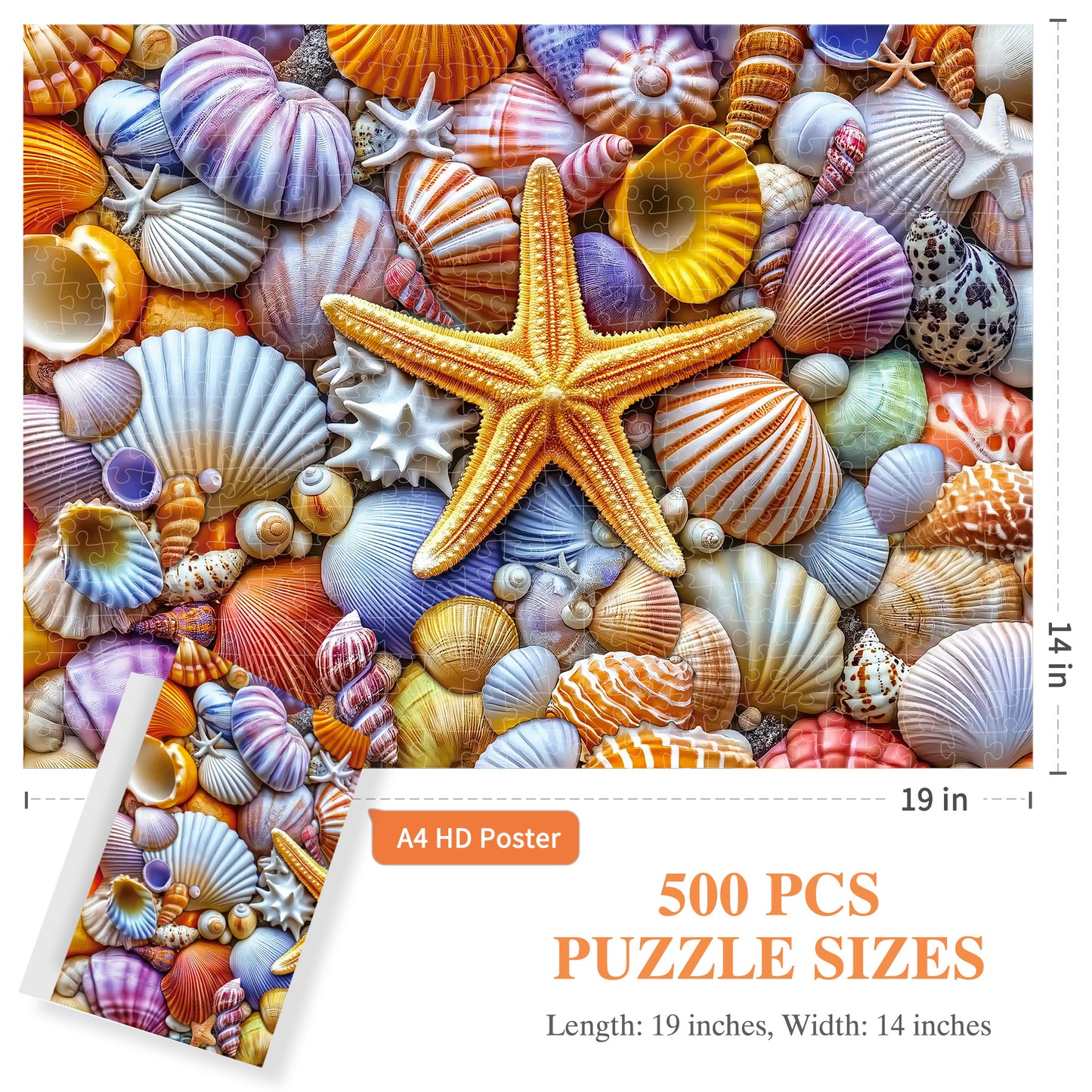 ALL4JIG 500-Piece Jigsaw Puzzle