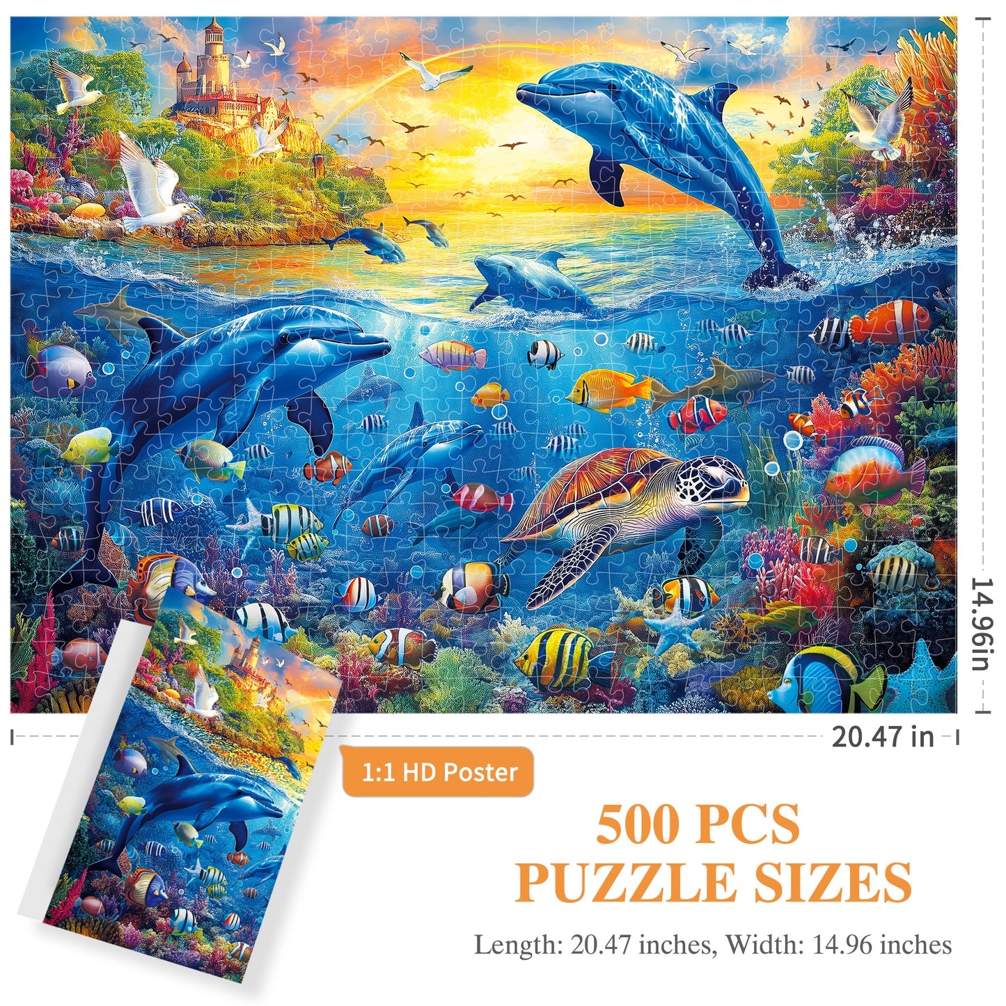 ALL4JIG 500-Piece Jigsaw Puzzle