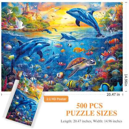ALL4JIG 500-Piece Jigsaw Puzzle