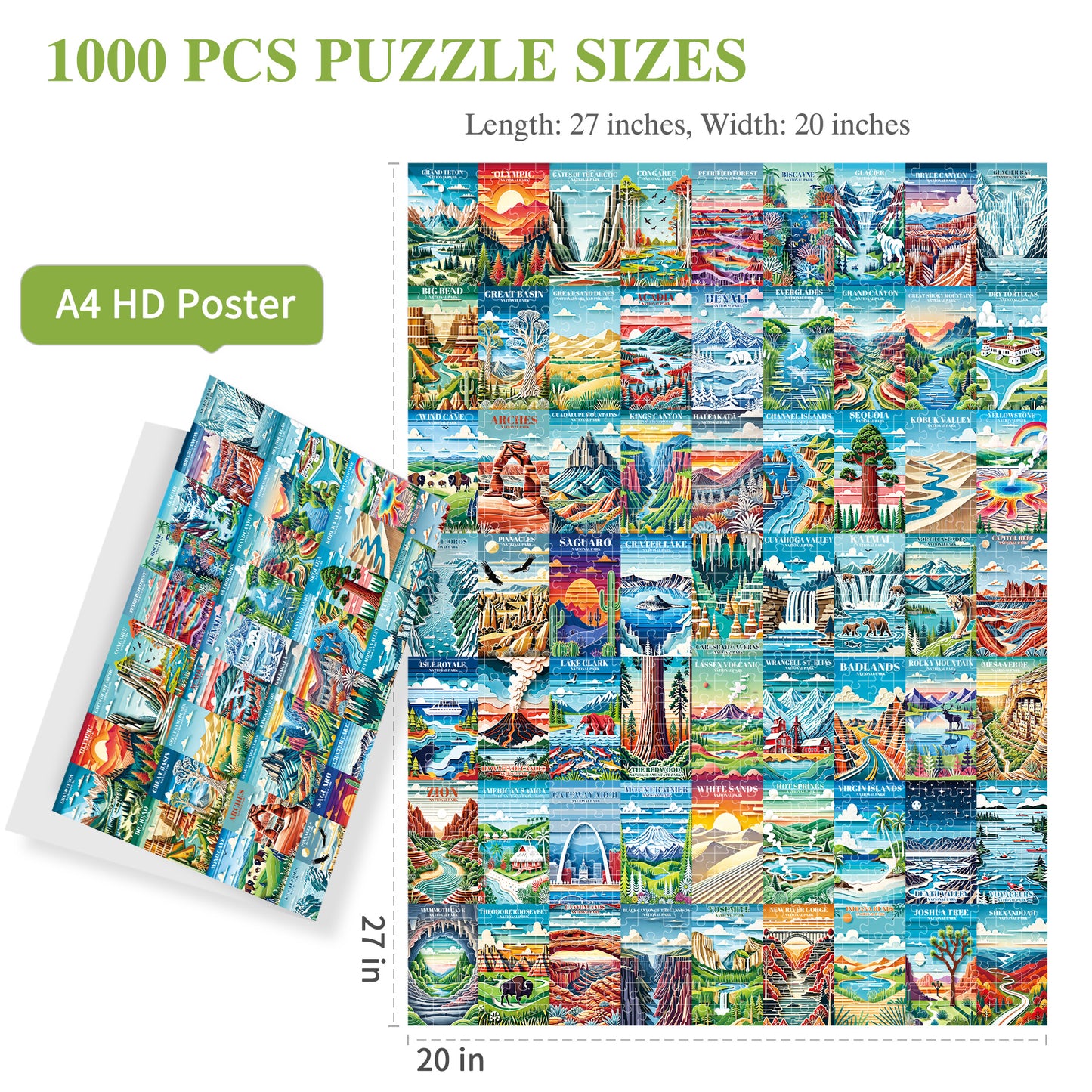ALL4JIG 1000-Piece Jigsaw Puzzle
