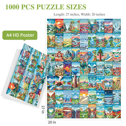 ALL4JIG 1000-Piece Jigsaw Puzzle