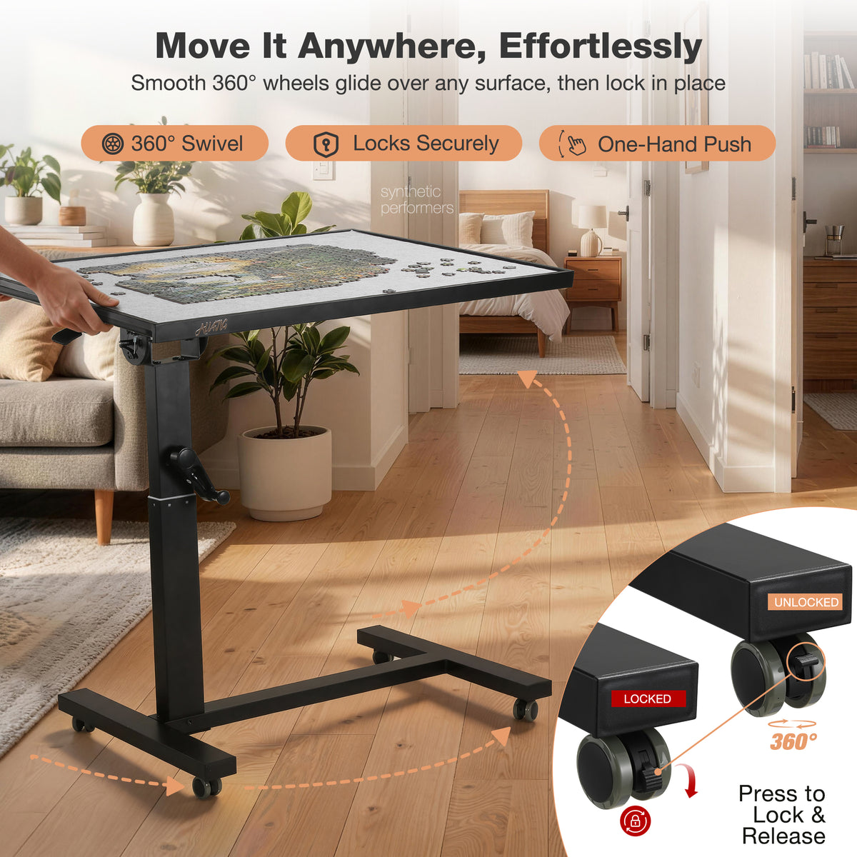 1500 Piece Adjustable Tilting Puzzle Table