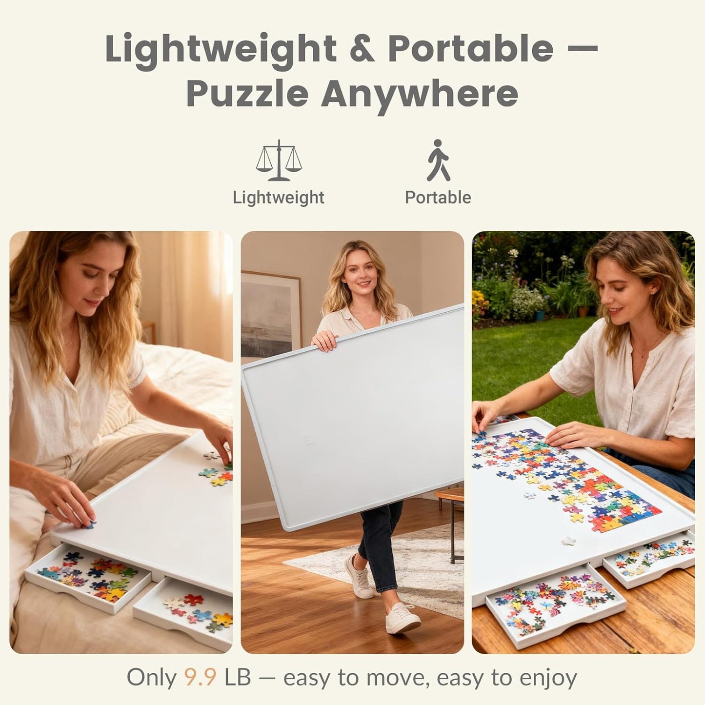 ALL4JIG Plastic Jigsaw Puzzle Board