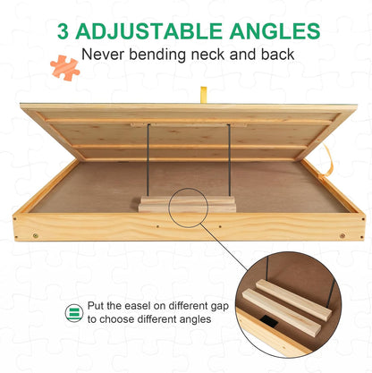 ALL4JIG 1500PCS Portable Puzzle Table with Legs