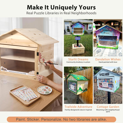 All4jig x The Puzzle Republic Puzzle Library Whole Set
