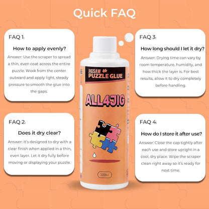 ALL4JIG Large Capacity Jigsaw Puzzle Glue