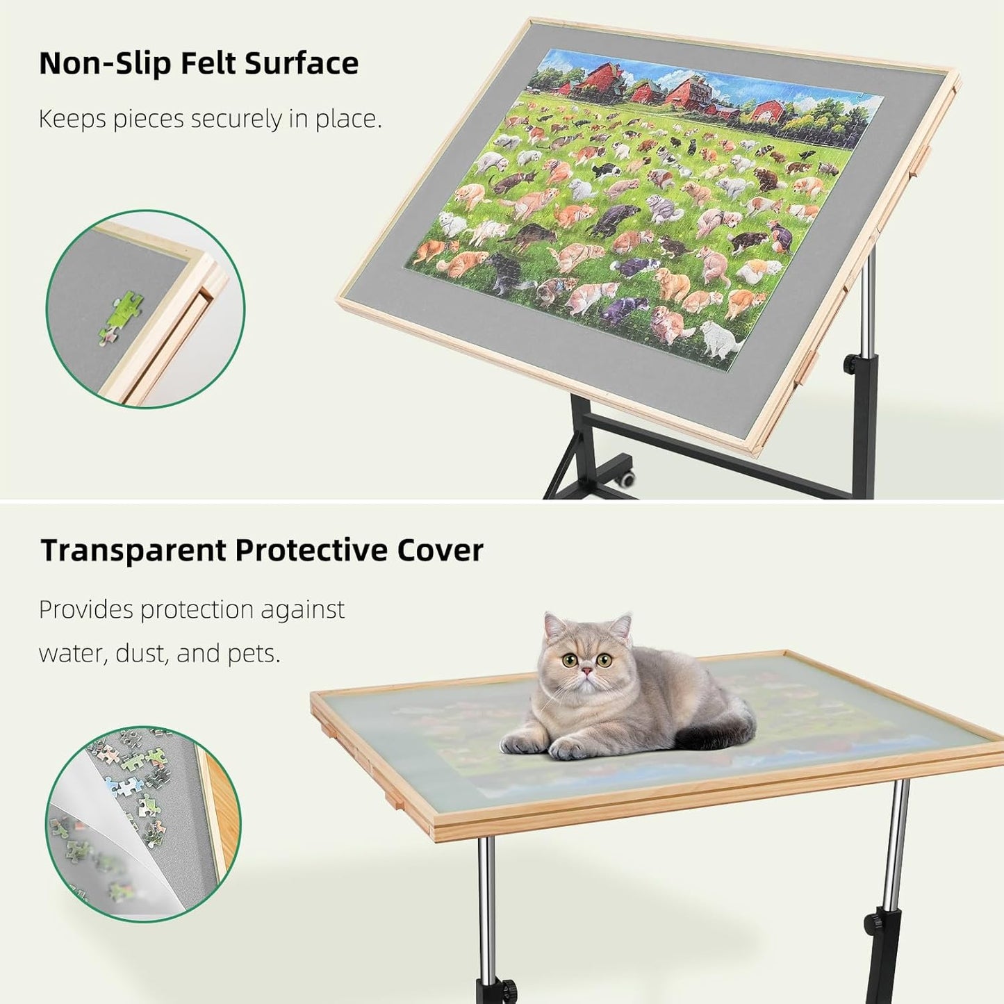 ALL4JIG Basic Rotating Jigsaw Puzzle Table
