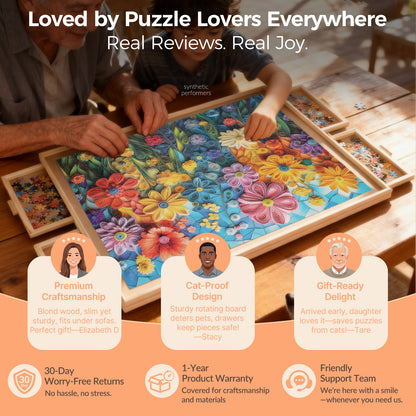 ALL4JIG Rotating Jigsaw Puzzle Board