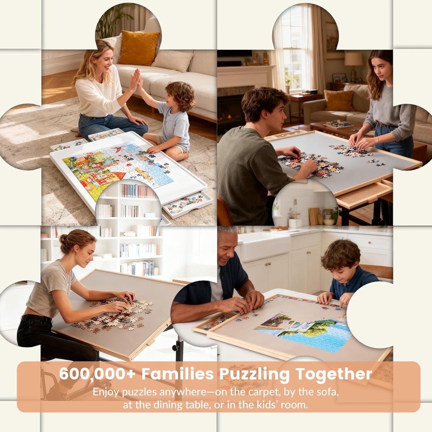 ALL4JIG Plastic Jigsaw Puzzle Board