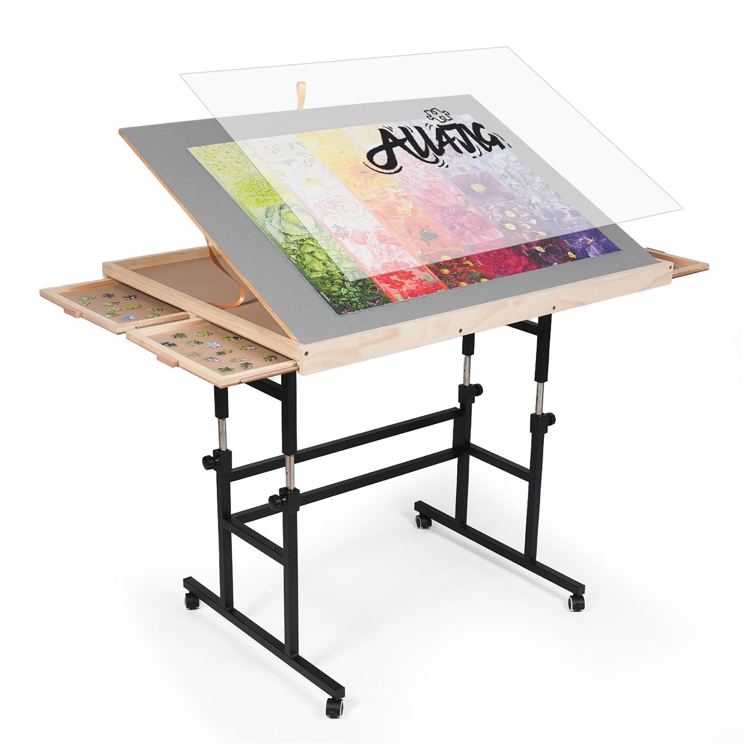 ALL4JIG Double-Layer Mobile Jigsaw Puzzle Table – All4JIG - Jigsaw