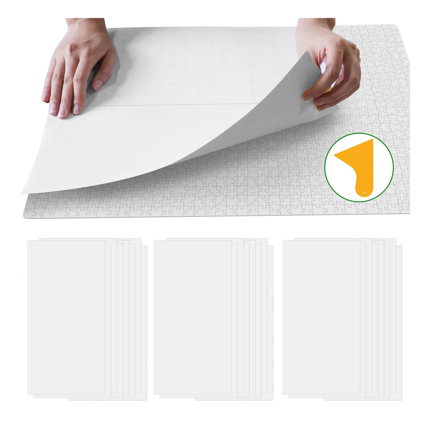 ALL4JIG Jigsaw Puzzle Adhesive Sheets