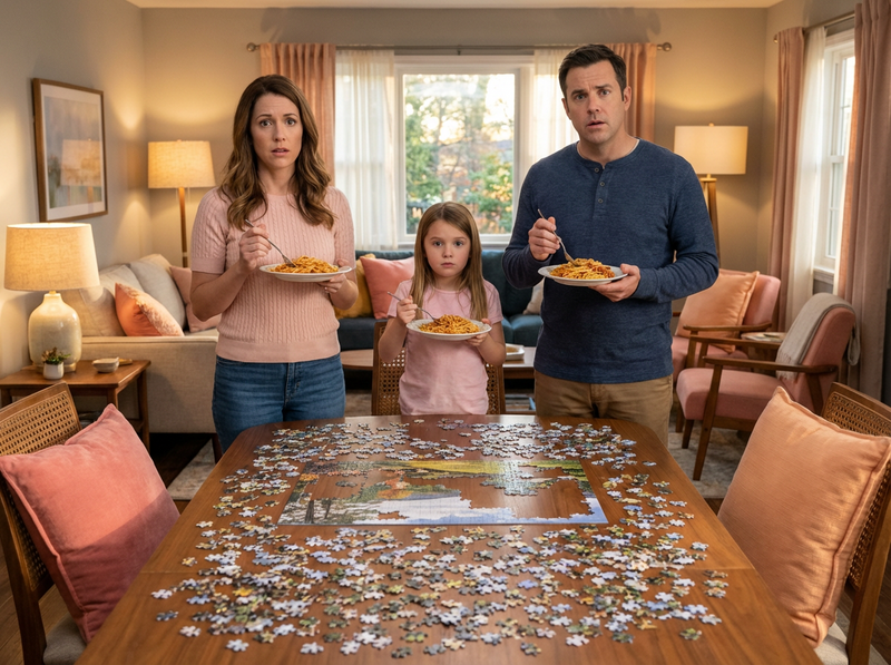 "I have to clear the table for dinner..."