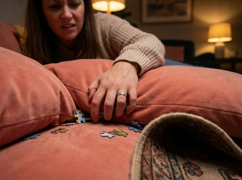 "Pieces are everywhere and I can't find anything"