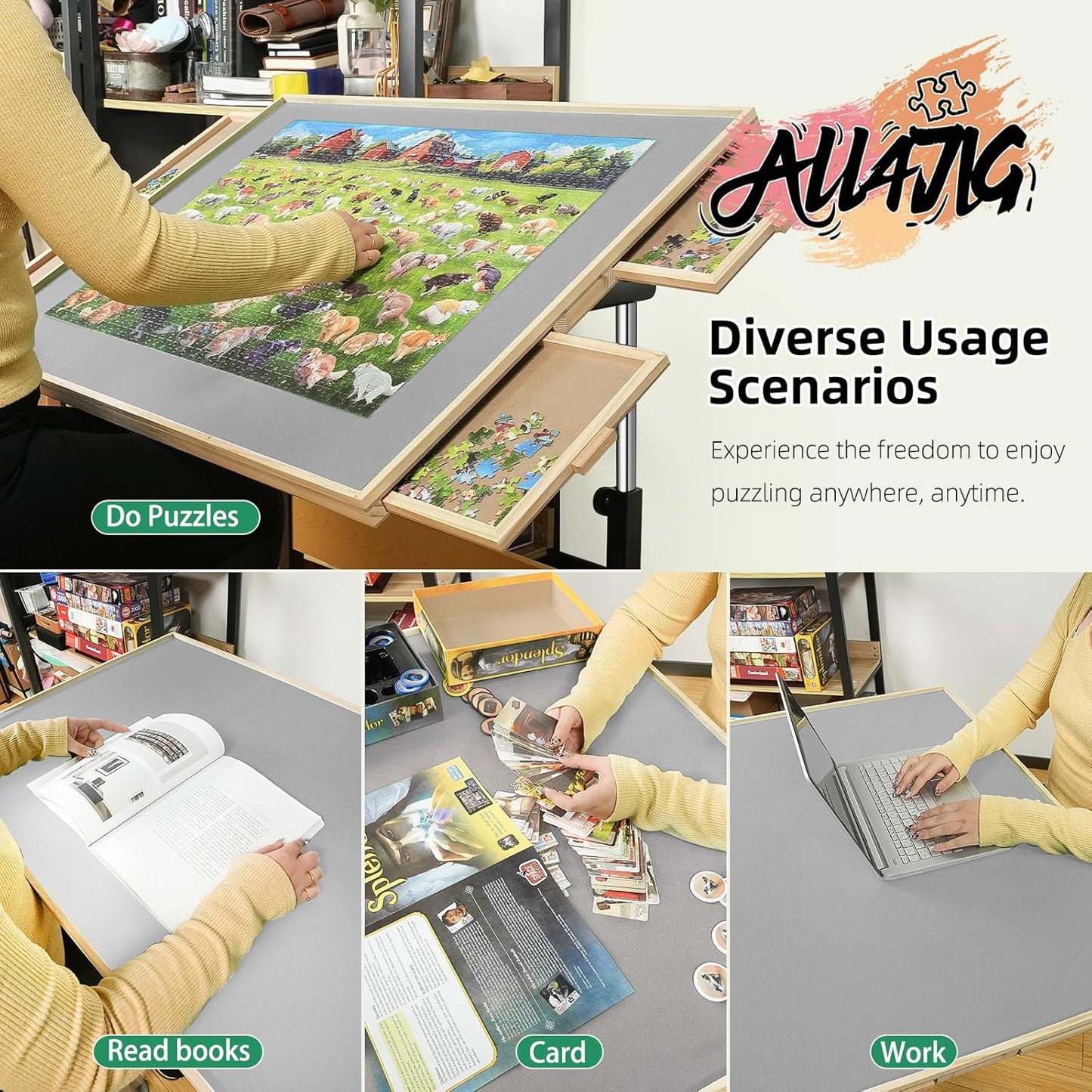 ALL4JIG Basic Jigsaw Puzzle Table