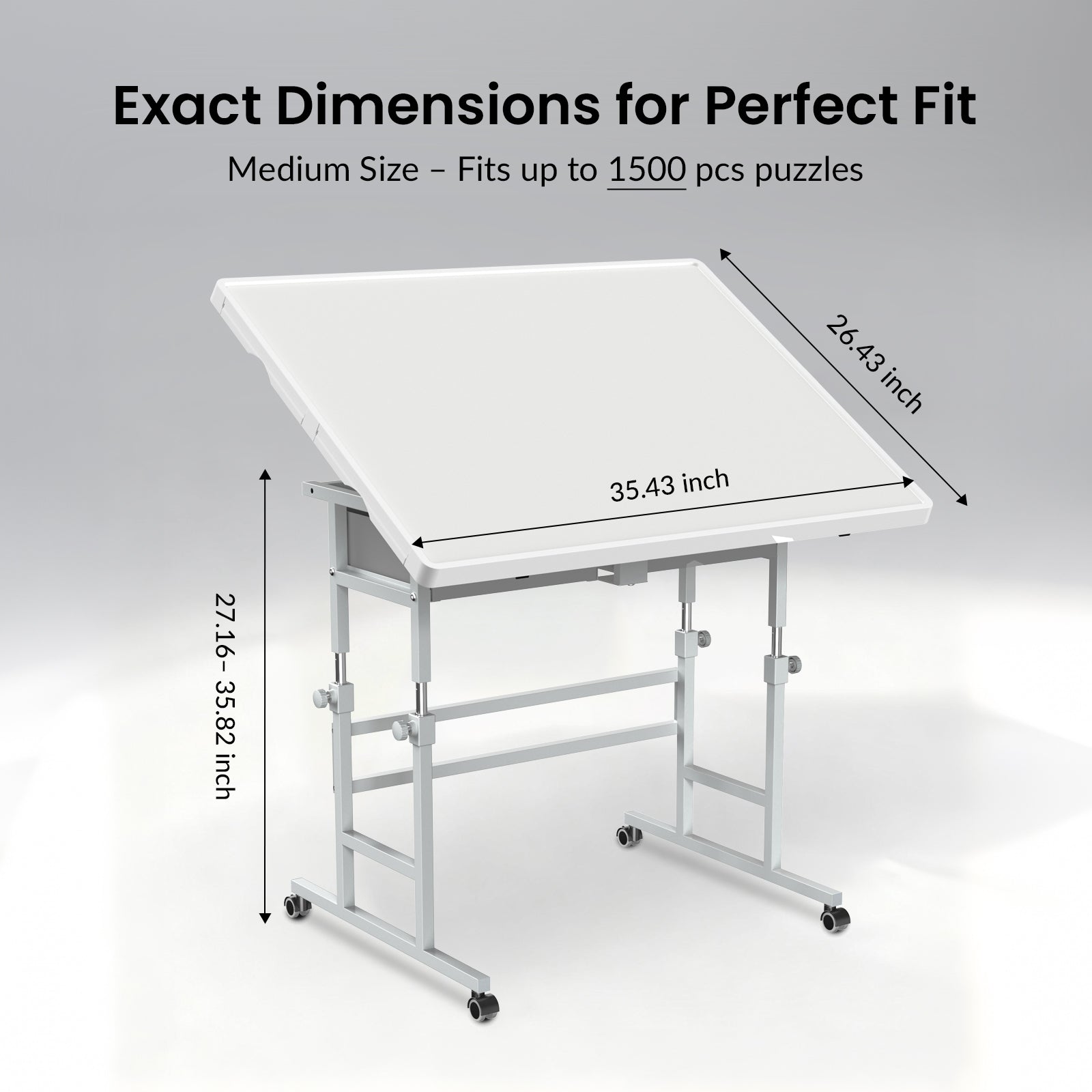 ALL4JIG 1000/1500 Piece Light-Weight Adjustable Tilting Plastic