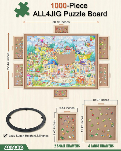 ALL4JIG Rotating Jigsaw Puzzle Board