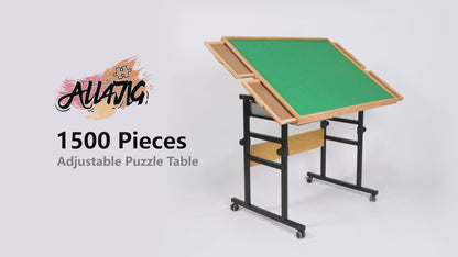 ALL4JIG Oxford Fabric Single-Arm Mobile Jigsaw Puzzle Table